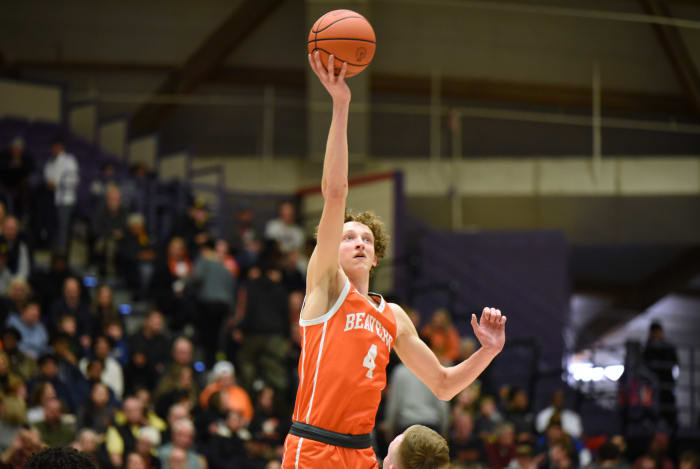 Beaverton Southridge 6A Oregon boys basketball quarterfinal 2024 Taylor Balkom 01